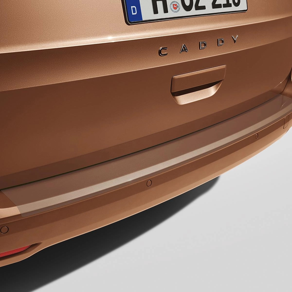 VWCaddy2020-PresentRearBumperProtectionFilmTransparent