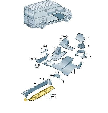 VWCrafter2017OnwardsLeftSlidingDoorStep