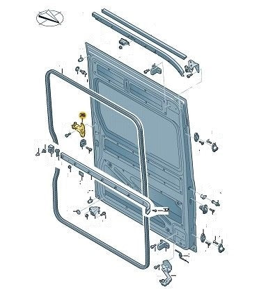VWCrafter2017onwardsMiddleRollerforPRCode5Q5,5Q6