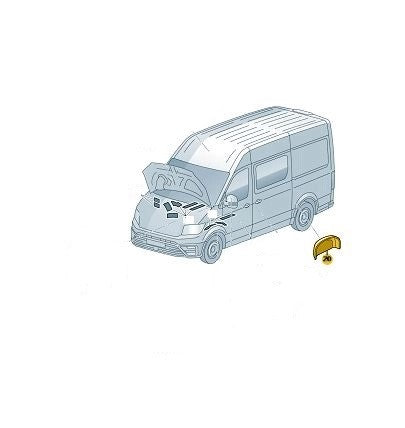 VWCrafter2017OnwardsRearInnerArchCover