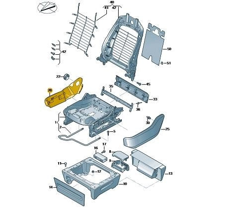VWCrafter2017OnwardsRightOuterSeatTrimWithoutHoles
