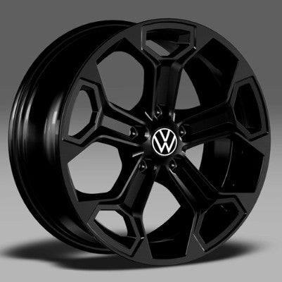 VWT6.118″5SpokeWheelGlossBlack