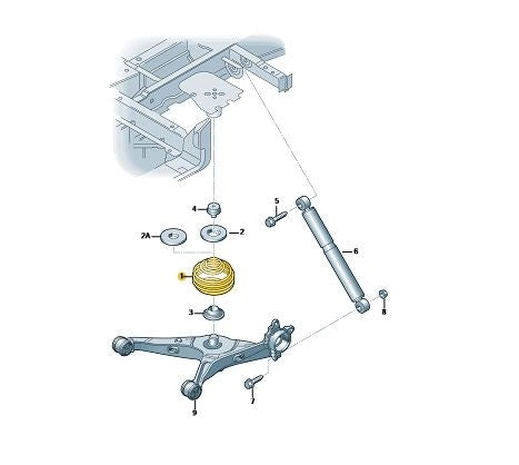 VWTransporter2003OnwardsRearCoilSpring(WhitePaintMark)
