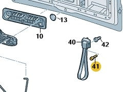VWTransporter2003OnwardsTailgatePullBolt