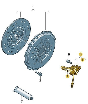 VWTransporter2008–2019ClutchReleaseBearing