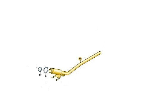 VWTransporter2010-2015FrontExhaustDownPipe+ClipsandGasket