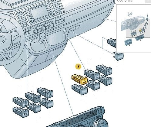 VWTransporter2016-2019PushButtonfor-ESP-