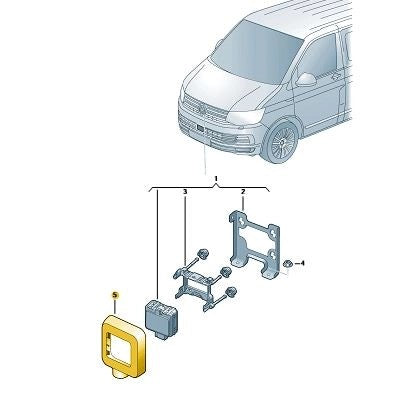 VWTransporter2016–2019RadarFrame