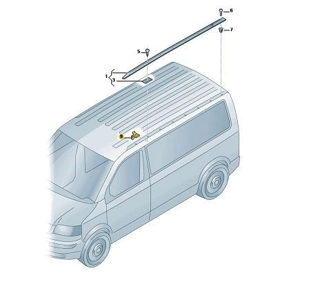 VWTransporterRoofTrackSpeedNut2003Onwards