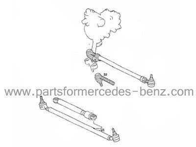 W123EClass1976-1985(AllModels)Track(Tie)RodEndA