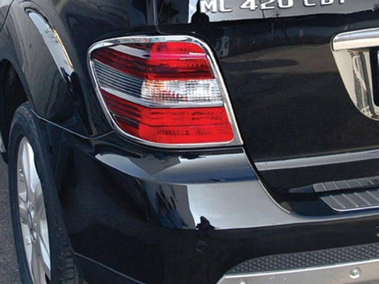 W164ML2005-2011ChromeTailLightSurrounds(Pair)