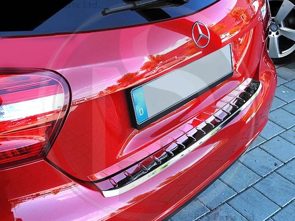 W176AClass2012-2018StainlessSteelRearBumperProtector