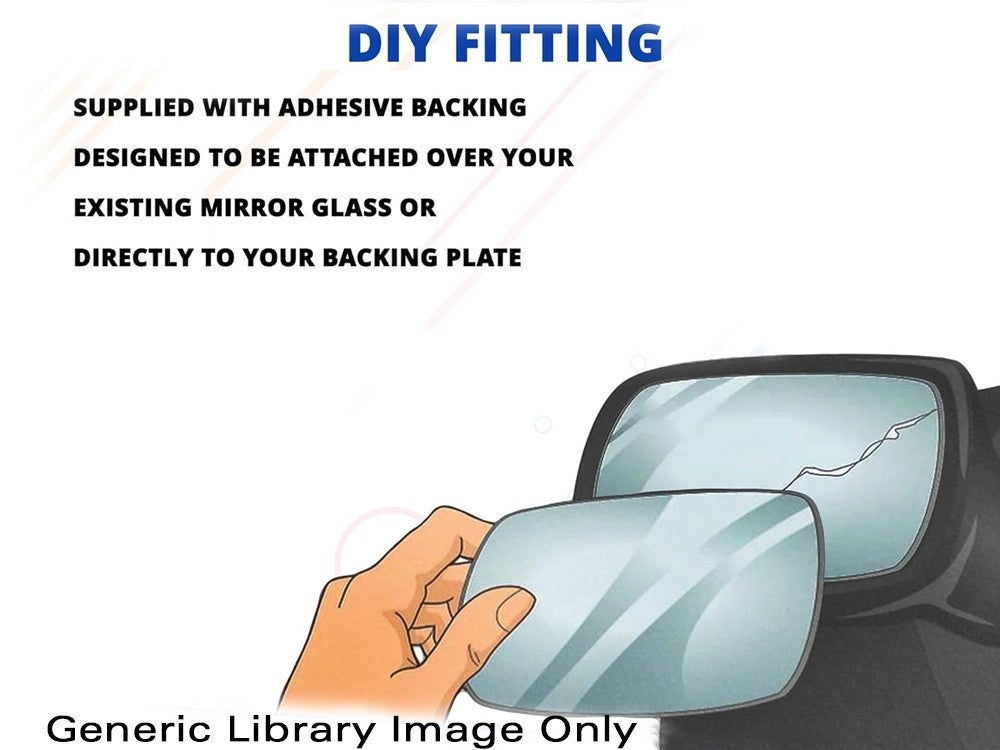 W202CClass1993-2000LeftHandMirrorGlass(SelfAdhesive)