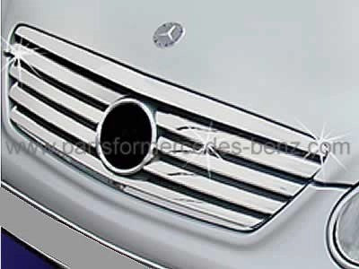 W203CClass2001-2007(CoupeOnly)ChromeGrilleTrims
