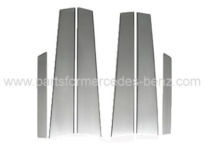 W203CClass2001-2007StainlessSteelPillarTrims(SetofSix)