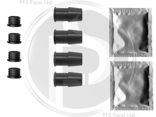 W210EClass’96-’01from170HP(Teves)FrontCaliperSpring/ShimKit