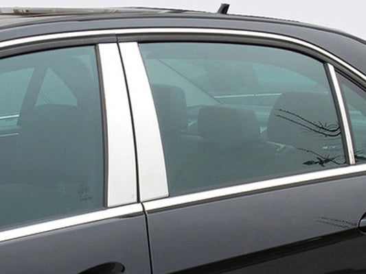 W212E-Class2009-2016PolishedStainlessSteelB-PillarTrimSet