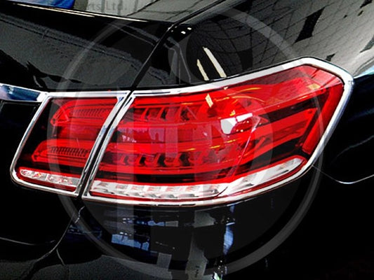 W212EClass2013-2016ChromeTailLightSurroundSet