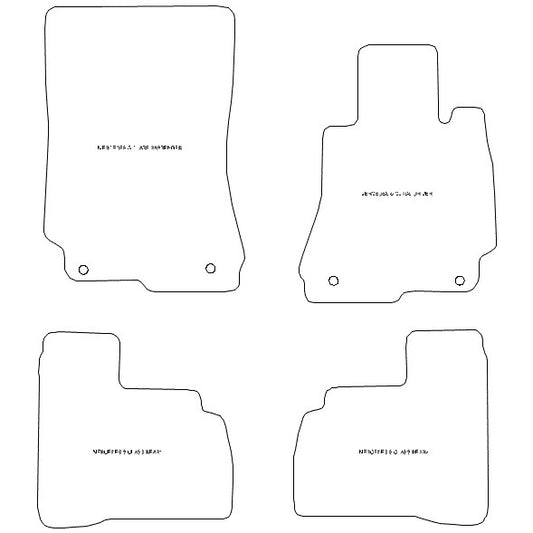 W221S-Class2006-2013TailoredCarpetMatSetof4