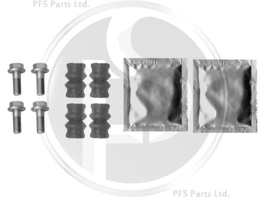 W245BClass’05-’11,allmodelsFrontCaliperSpring/ShimKit