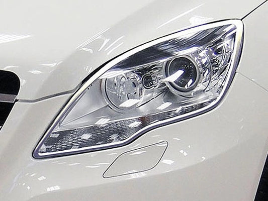W251RClass2010-2013ChromeHeadLightSurroundSet