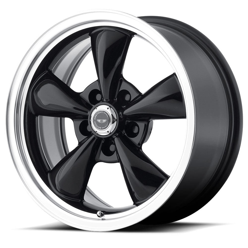WheelAmericanRacingTorqThrustNoirMachiné8.5X205x115ET18CB72.6