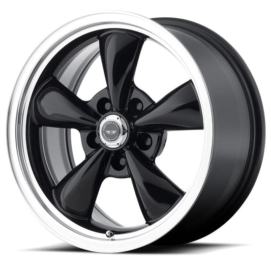 WheelAmericanRacingTorqThrustNoirMachiné8.5X205x115ET18CB72.6