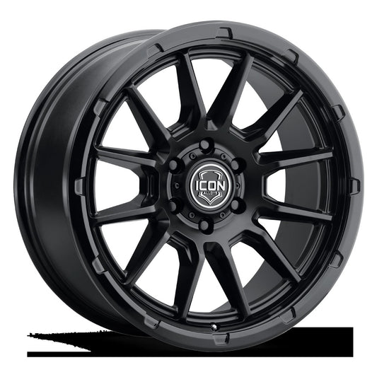 WheelICONAlloysCajonDoubleBlack–PerformanceOffroad4x4